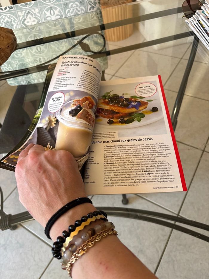 Livre de cuisine gourmand saint Jacques foie gras saumon - photo numéro 2