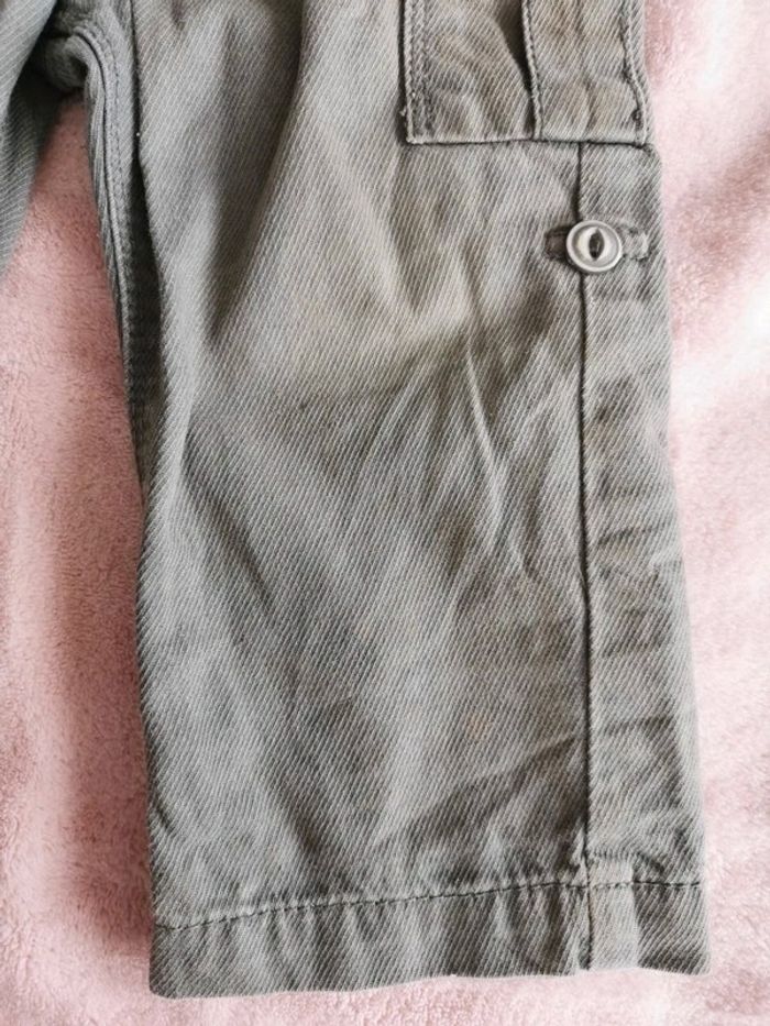 Pantalon à poches kaki mes petits cailloux 12 mois - photo numéro 7
