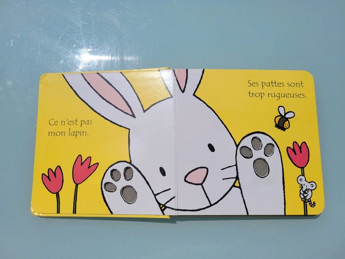 Livre à toucher Les Tout-doux Usborne 🐇 Où est mon lapin? 🐰 - photo numéro 3