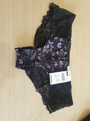 Culotte imprime  et dentelle taille M