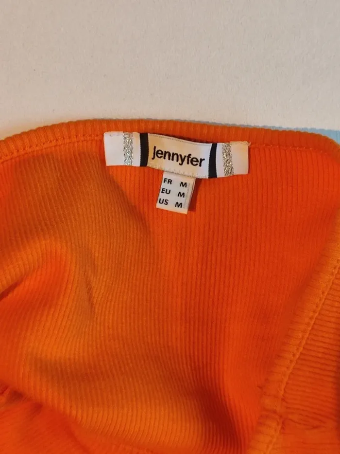 Crop top orange Jennyfer - photo numéro 5