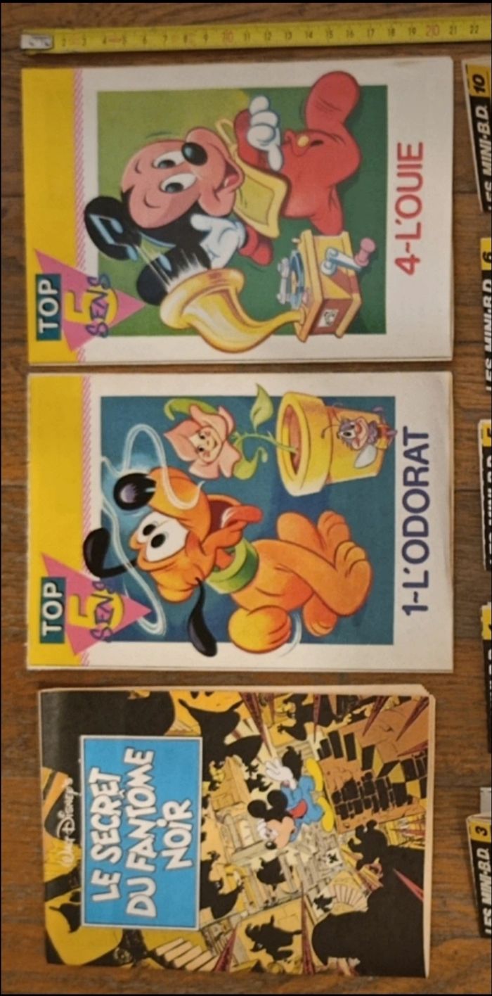 Lot de 16 anciens mini livrets à monter mickey, pif vintage - photo numéro 2