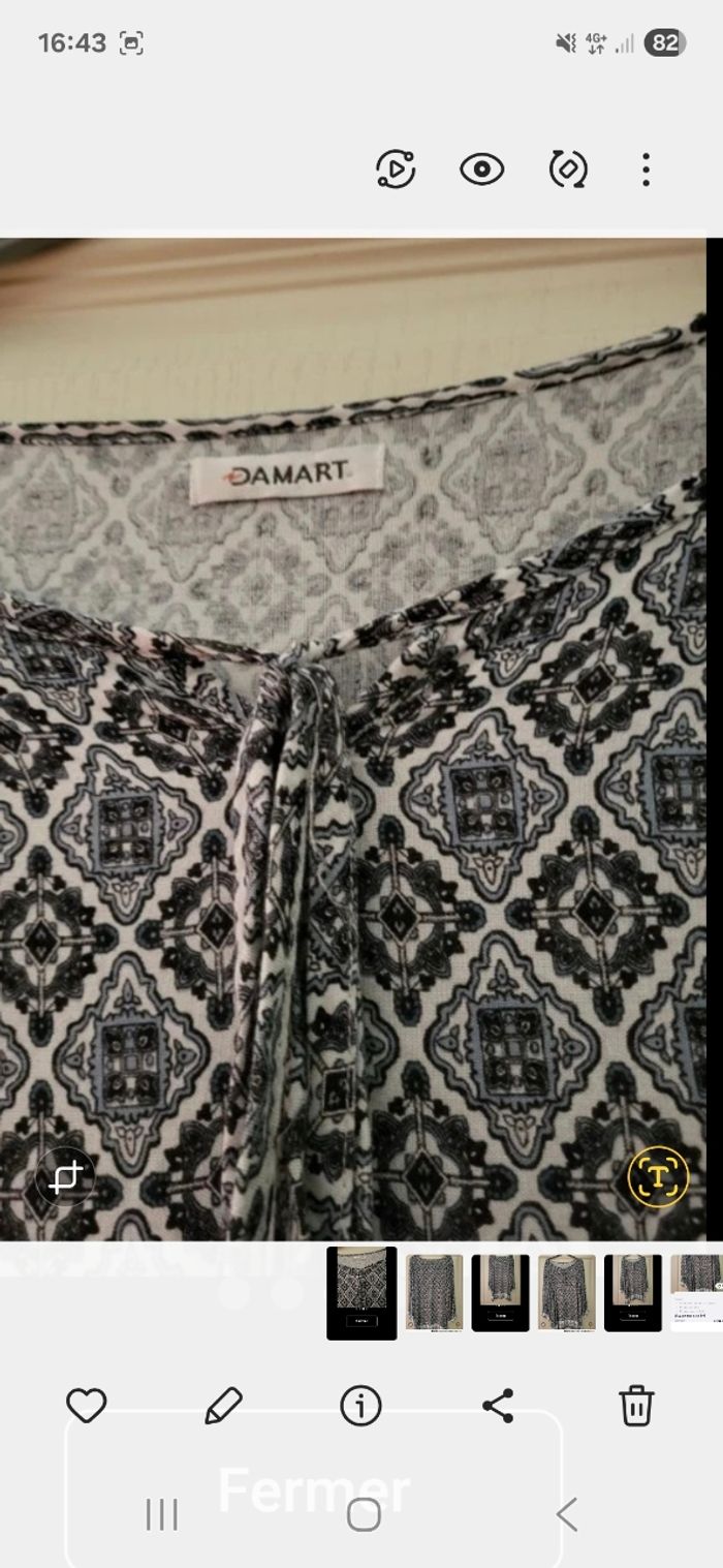 Blouse manche 3/4 - photo numéro 3