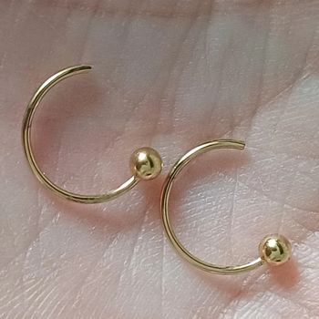 Boucles d'oreilles zag en acier inoxydable