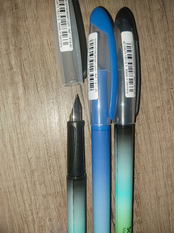 Lots de 3 Stylos plumes Schneider - photo numéro 2