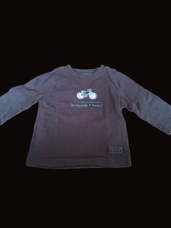 T-shirt manches longues 12 mois