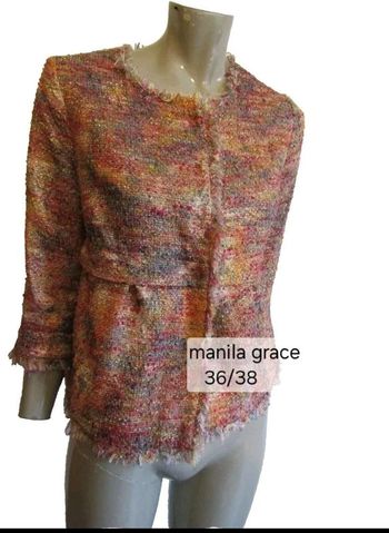 veste blazer chic tons or  fuchsia et autres (voir photo) marque manila grace
