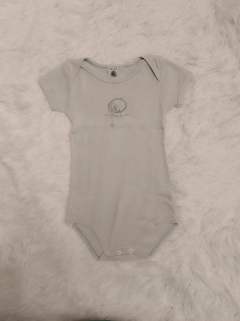 2€ Bodie manches courtes T. 12 mois Petit Bateau