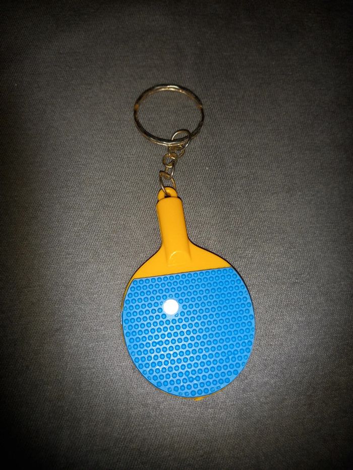 Porte clé raquette ping pong