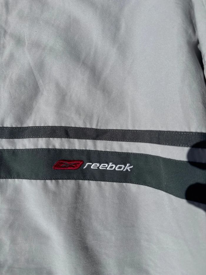 Veste coupe-vent Reebok vintage grise – Taille L/XL - photo numéro 2