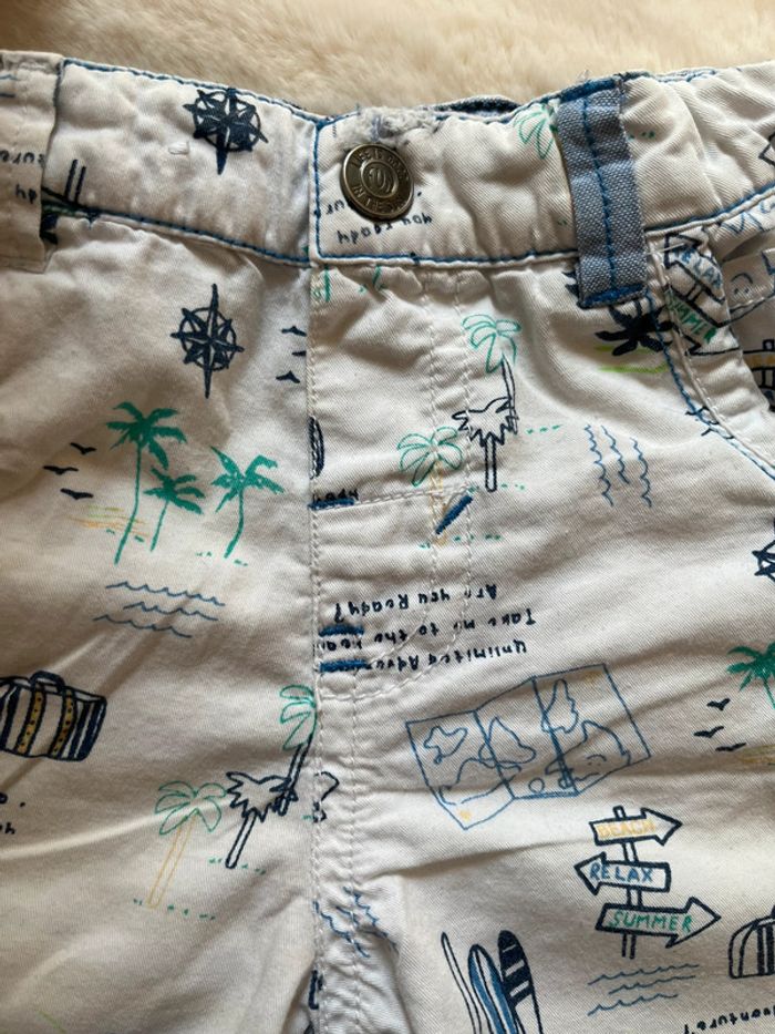 Short motif vacances - taille 24 mois - photo numéro 3