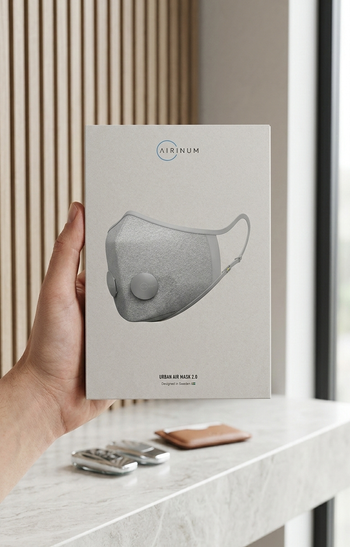 [NEUF] Masque  Anti-pollution - Airinum 2.0 pour vélo, course à pied etc - Gris - Taille L