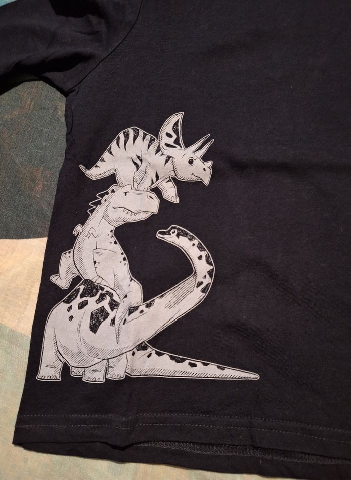 Tee-shirt manches longues Dino 5 ans - photo numéro 2