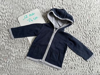 Gilet zippé à capuche 12M