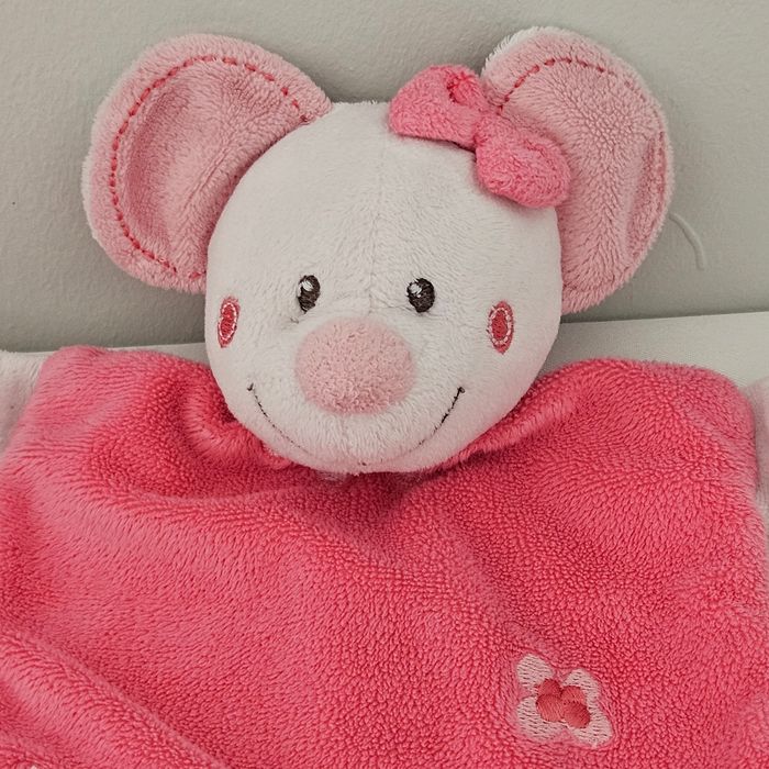 Doudou souris nicotoy rose - photo numéro 2