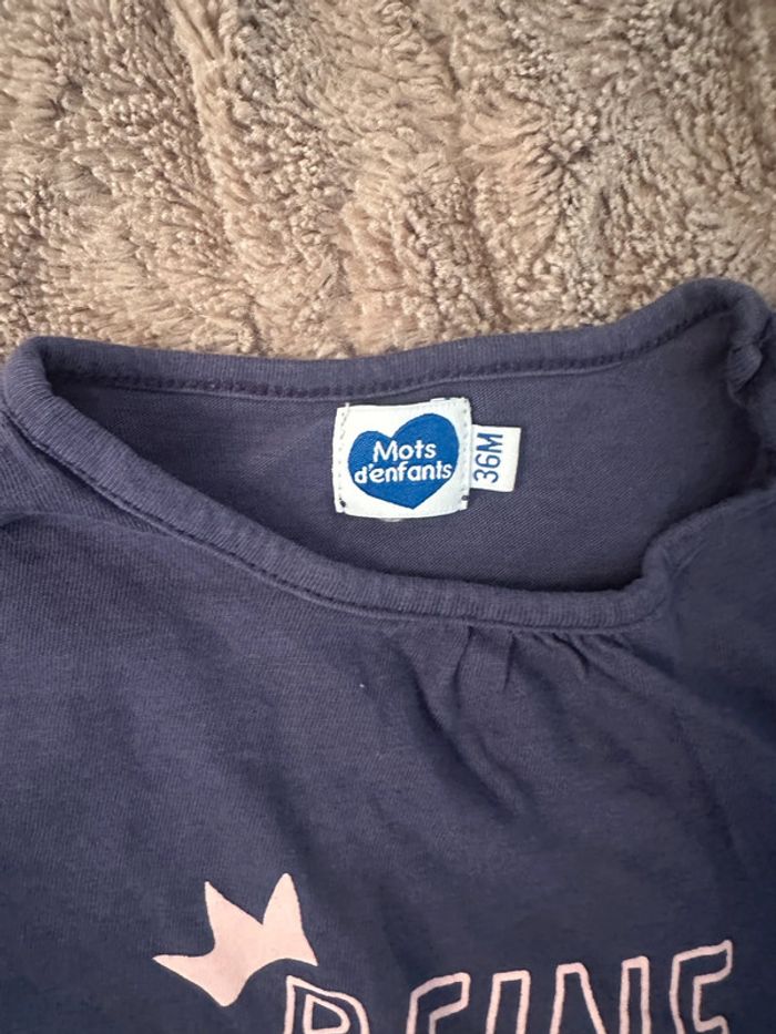 TEE short mot d’enfant 36m - photo numéro 2