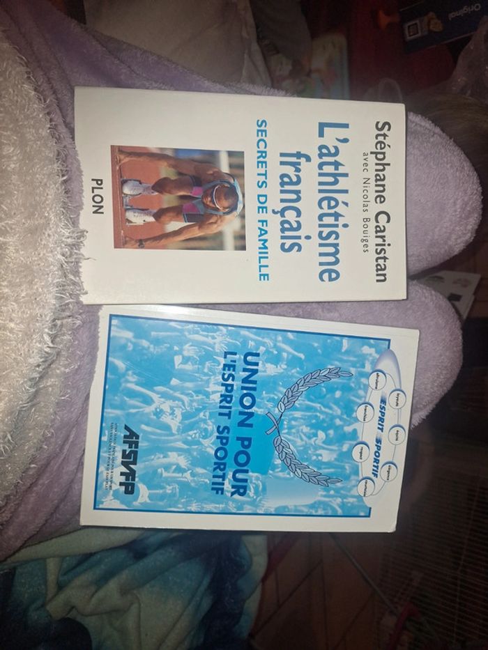 Lot de 2 livres sport