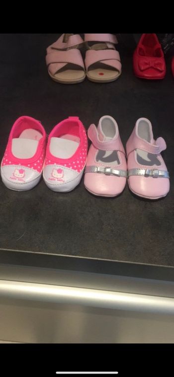 Lot de 2 paires chaussures naissance