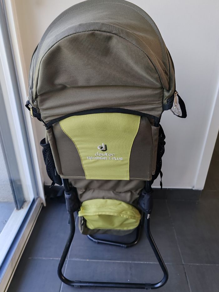 Porte bébé randonnée Deuteur Kid Confort 1 plus Vert et Marron - photo numéro 4