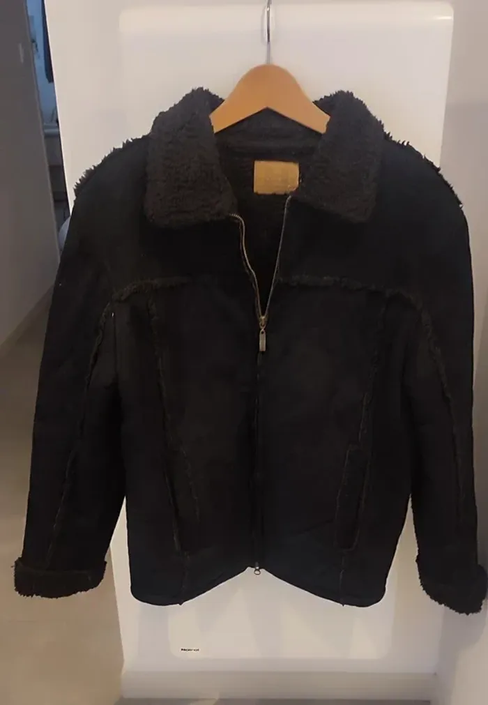🧥 Blouson homme H.Landers XL – effet peau retournée, doublure chaude façon sherpa - photo numéro 3
