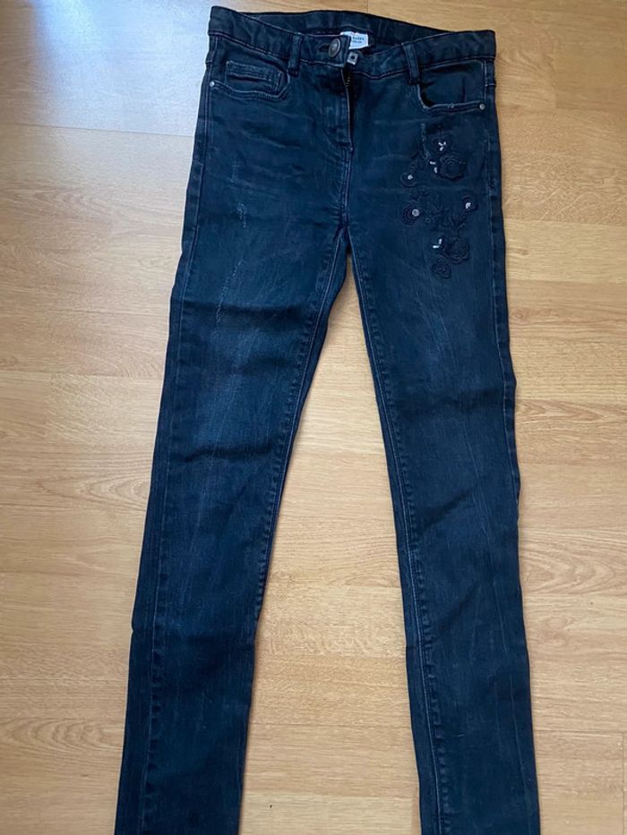 Jeans slim tape a l’œil 12 ans