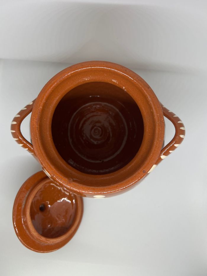 Pot portugais décoratif en terre cuite – "Alhos" - photo numéro 4
