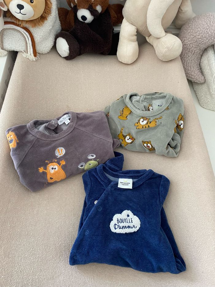 Lot 4 pyjamas velours