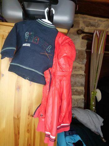 Superbe veste 2 en 1 Marèse avec gilet amovible et coupe vent Taille 6 mois en TBE