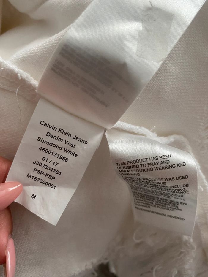 Veste en jean sans manche Calvin Klein - photo numéro 8