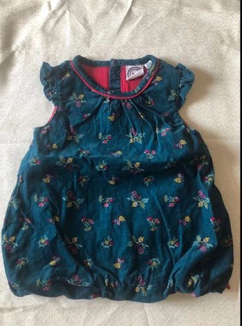 Robe en  velours la  compagnie  des  petits  taille  6  mois