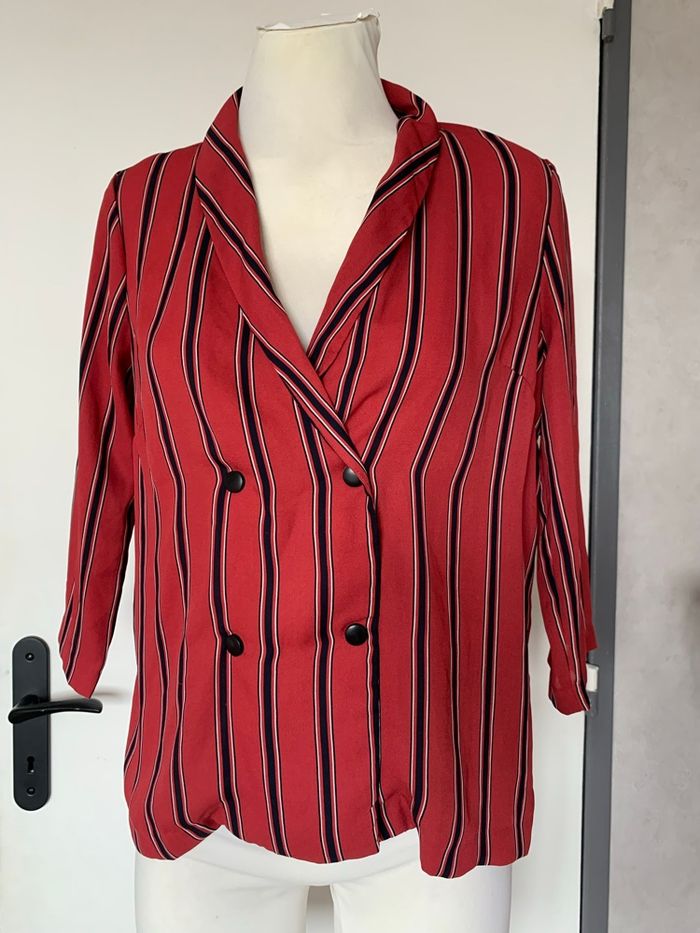 Chemise rayé manche 3/4 - photo numéro 9