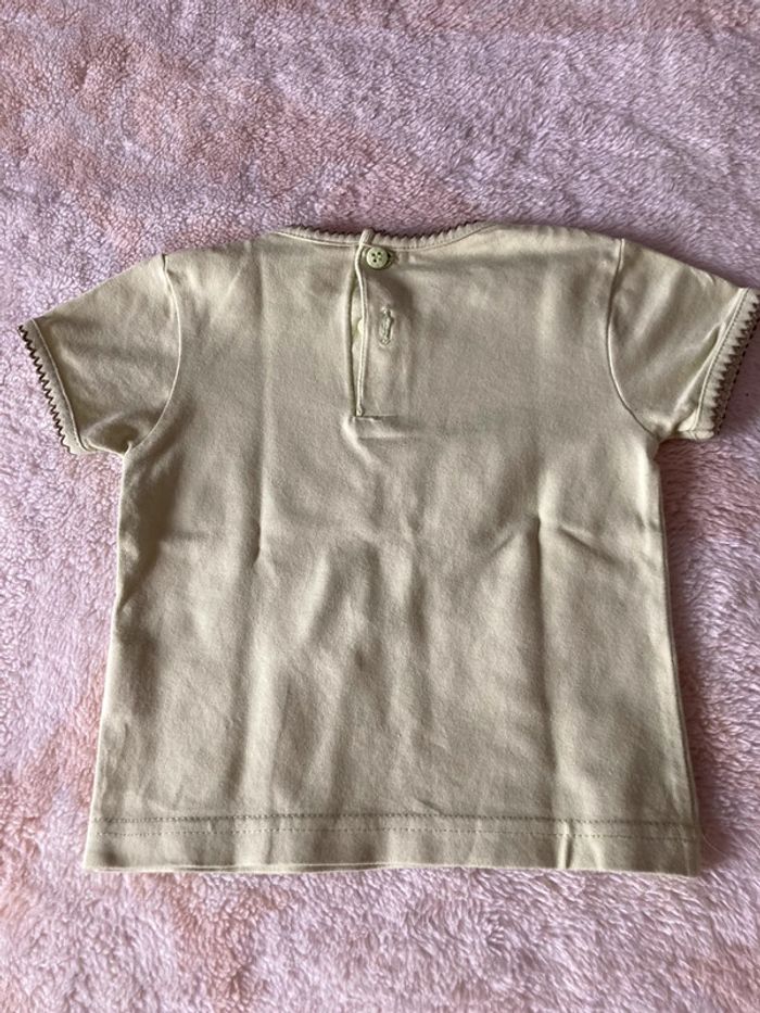 Tee shirt dpam 12 mois vert - photo numéro 3