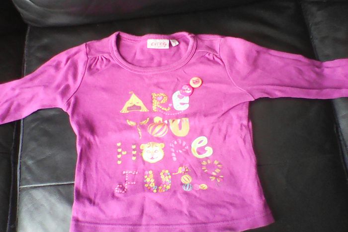t shirt fille 4 ans manches longues