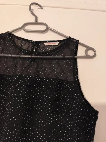 Débardeur pois camaïeu