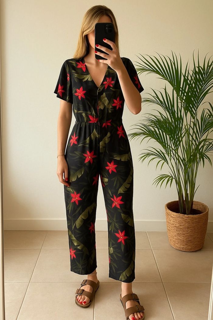 Combinaison imprimé tropical Etam – Taille 36