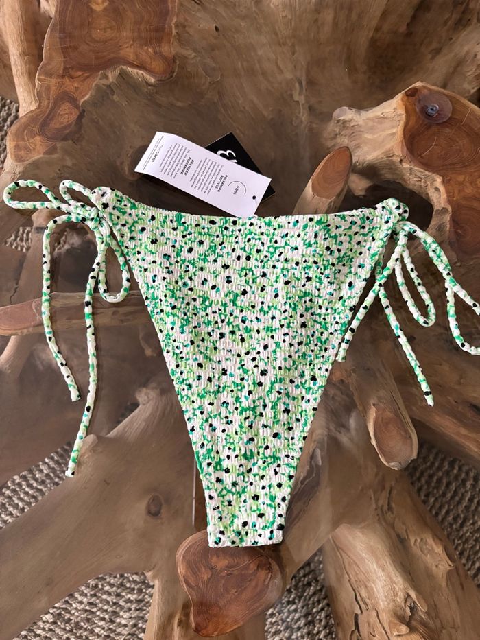 Bas de maillot de bain Etam fleurs - photo numéro 2