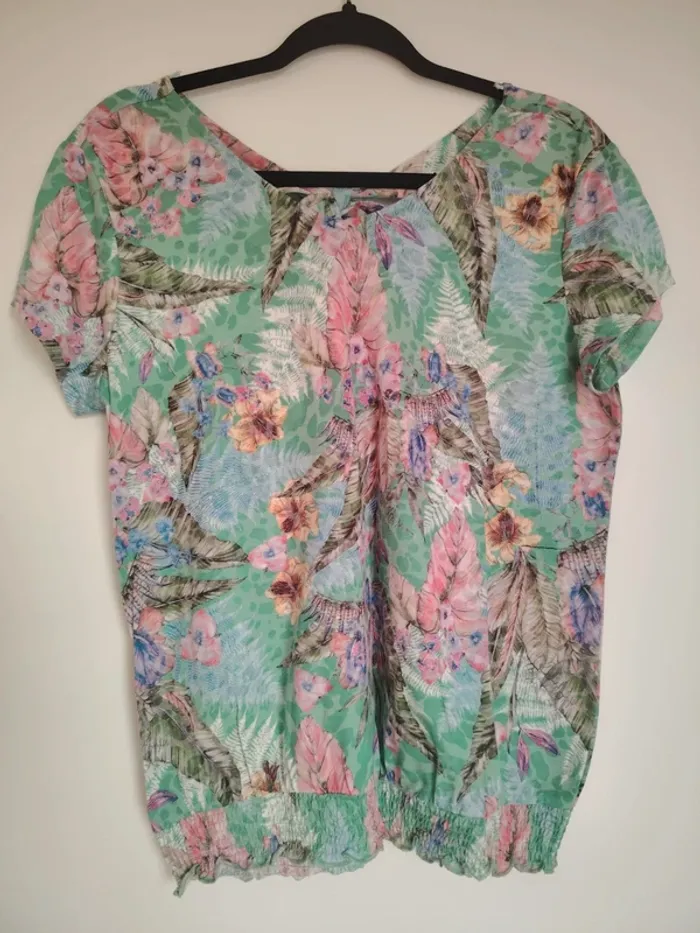 T shirt femme floral
