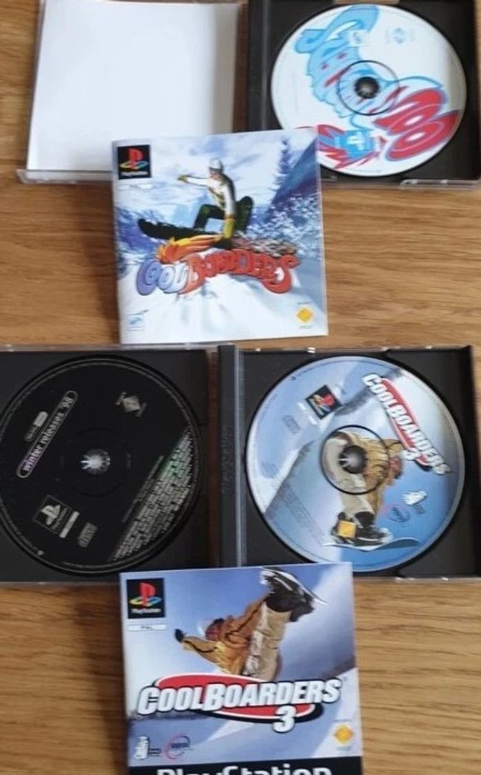 Jeu Lot Cool Boarders + Cool Boarders 3 avec demo Black Label Complet Sony Playstation - photo numéro 3