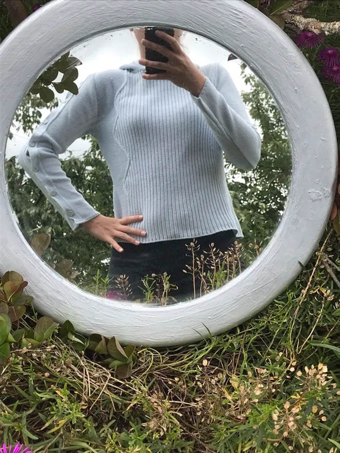 Pull bleu clair - photo numéro 3