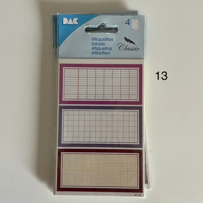 Stickers cahier fournitures - photo numéro 14