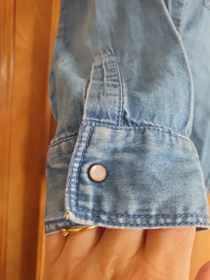 Chemise en jeans 12 ans - photo numéro 2