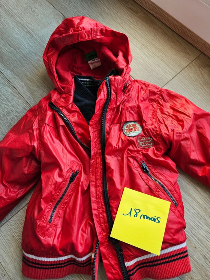 Veste impermeable hiver chaude18 mois