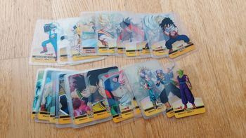 Lot 44 Cartes Lamincards Dragon Ball Z Part Super 4 ITA cards edibas set platino
