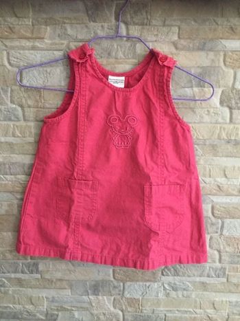 Robe chasuble rouge 18M