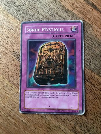 Carte Yu-Gi-Oh! Sonde mystique SDP-F021 1996