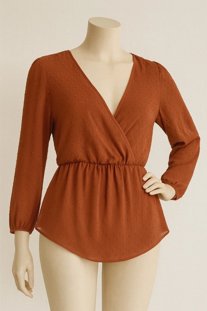 Blouse marron femme taille 3xl