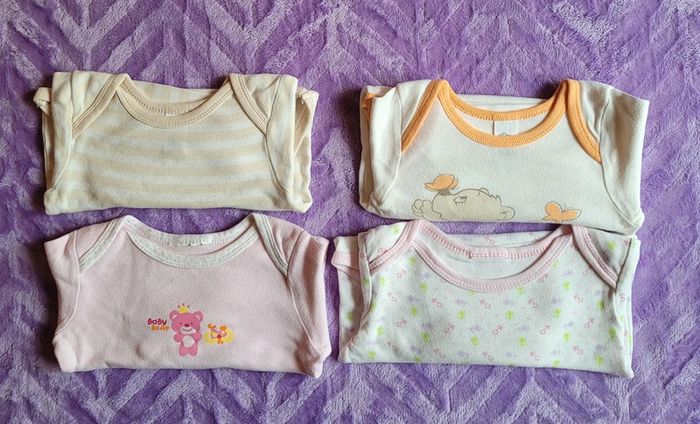 Lot de 4 bodies à manches longues - photo numéro 2