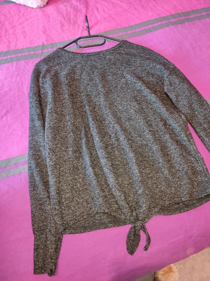Pull gris - photo numéro 5