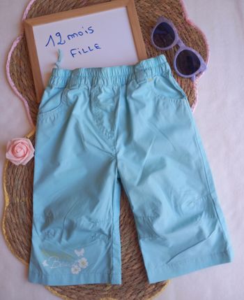 Pantalon toile fille 👧 12 mois