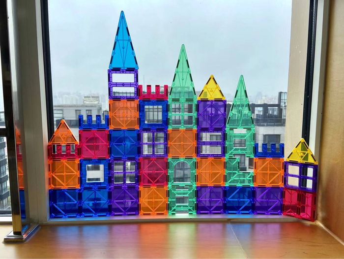 Blocs de construction magnétiques nbre 100 pcs - photo numéro 5